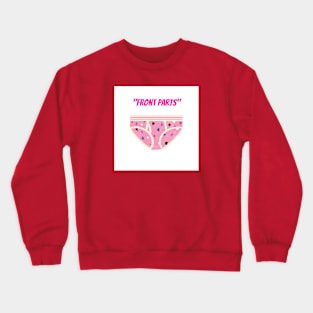 RWQ "Front Parts" underwear alternative design Crewneck Sweatshirt